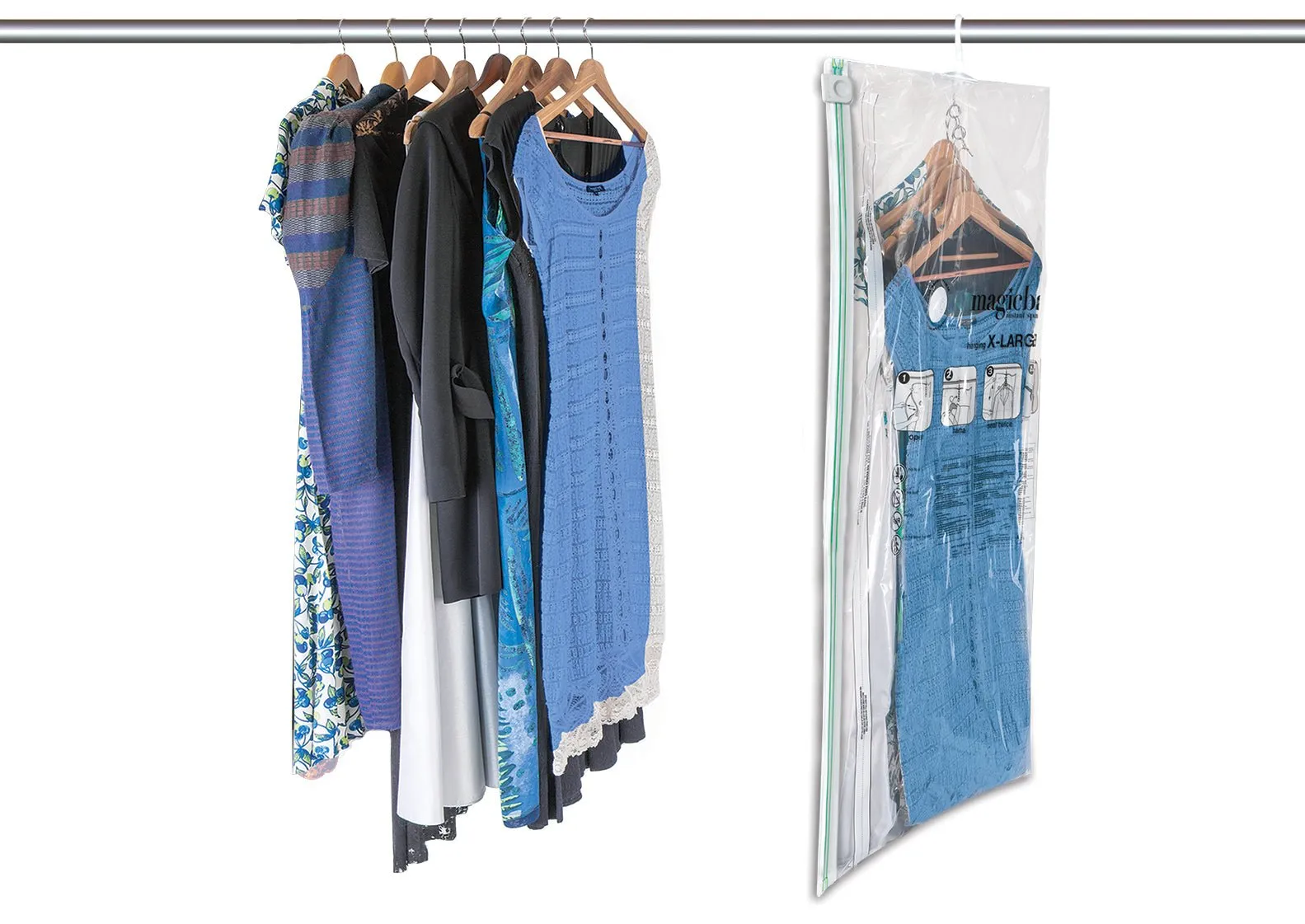 MagicBag Instant Space Saver Storage - Hanging, Extra Large