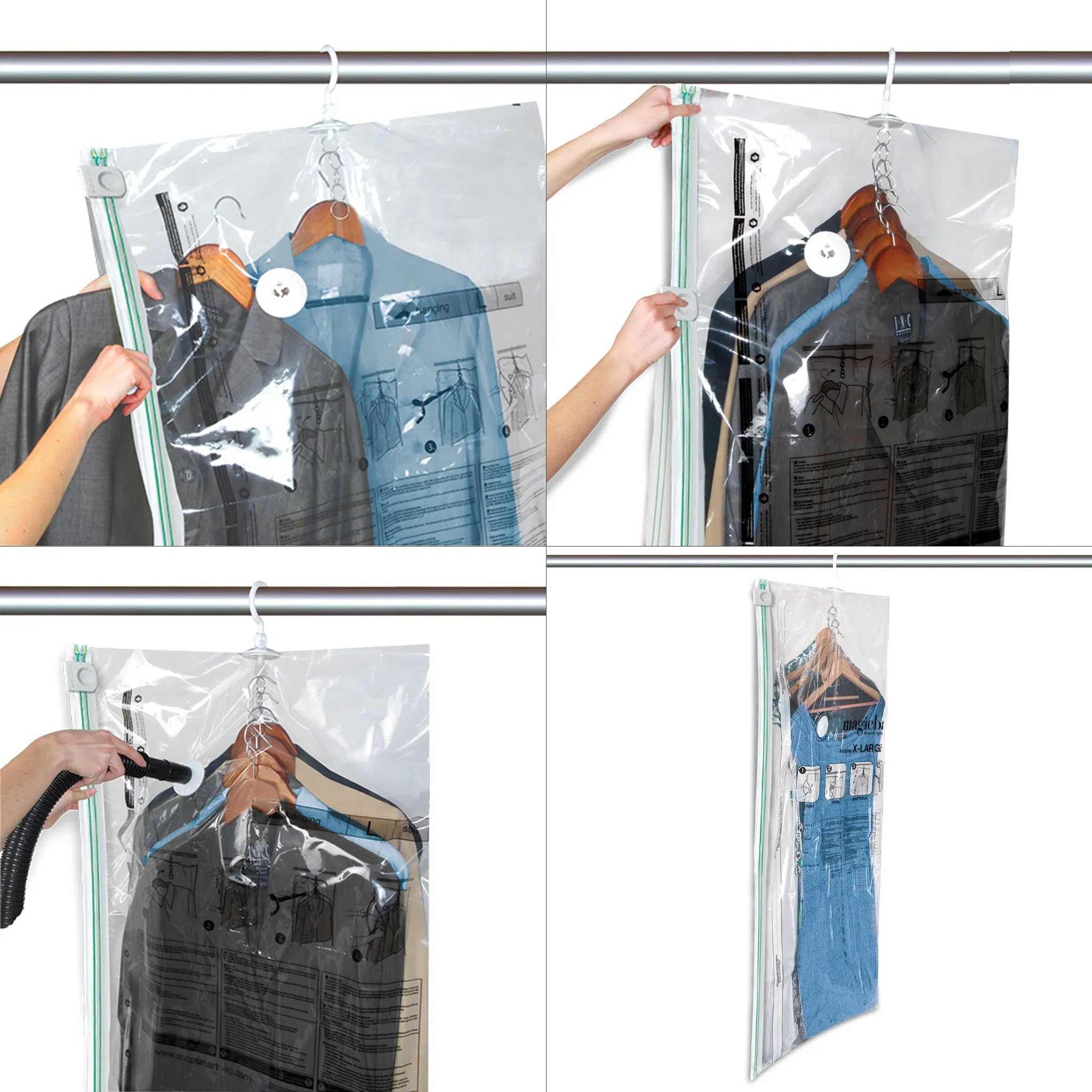 MagicBag Instant Space Saver Storage - Hanging, Extra Large