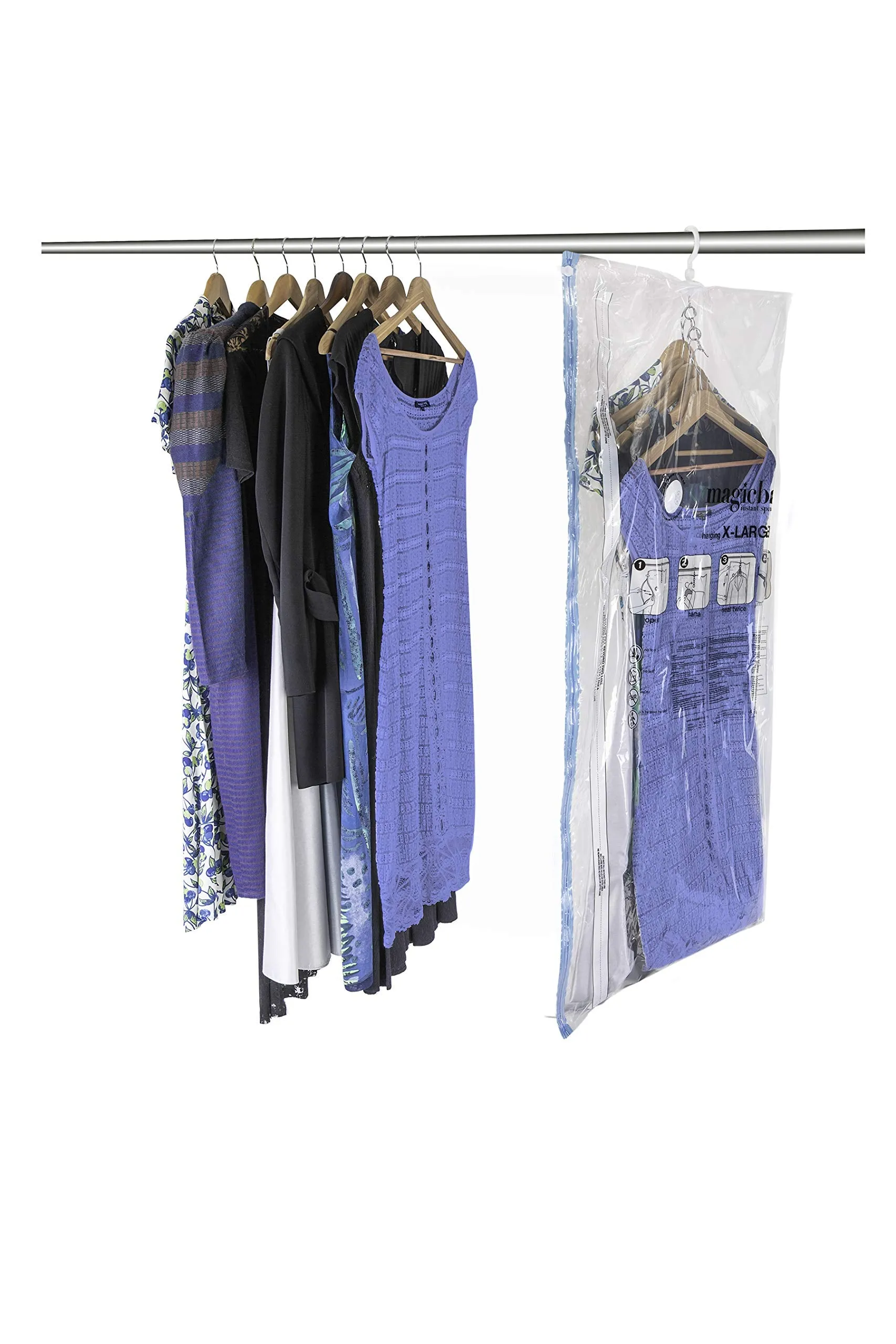 MagicBag Instant Space Saver Storage - Hanging, Extra Large