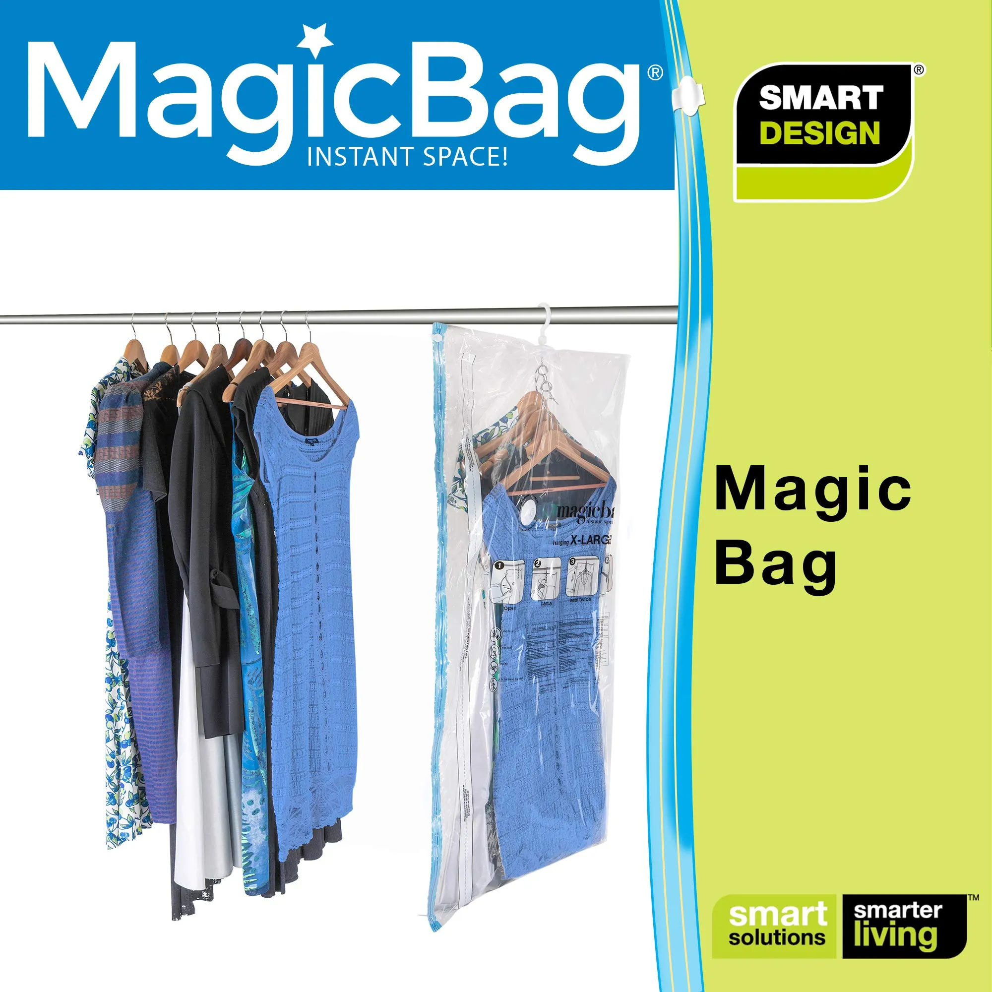 MagicBag Instant Space Saver Storage - Hanging, Extra Large