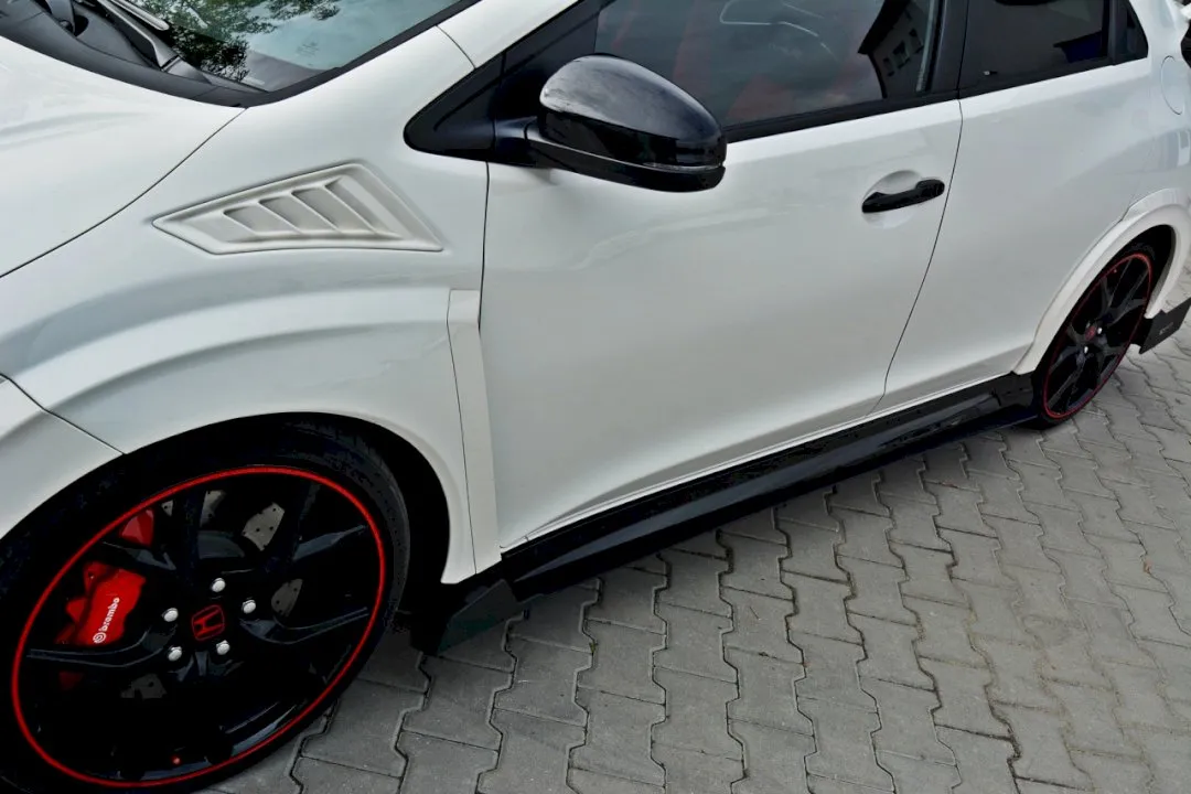 Maxton Design - RACING SIDE SKIRTS DIFFUSERS HONDA CIVIC IX TYPE R (2015-2017)